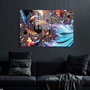 Wallity Pintura Decorativa de Vidrio Templado Multicolor 70 x 100 cm